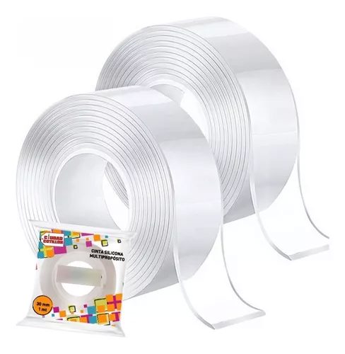 CINTA DE SILICONA ADHESIVA CBX X 1 MTS 30 MM