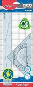 SET GEOMETRICO MAPED X3 P/ZURDOS REGLAMAPSET1