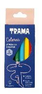 LAPICES DE COLORES TRAMA X6 CORTOS 0055006