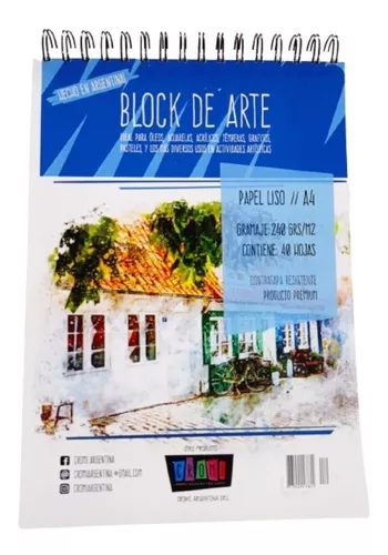 BLOCK P/DIBUJO CROMI A4 240 GRS 40 HJS