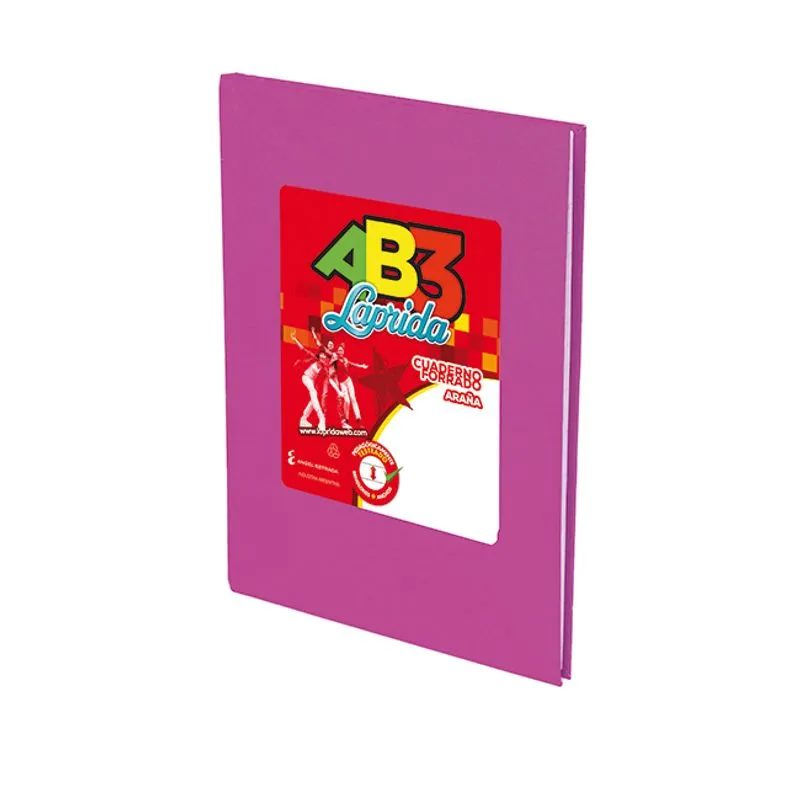 CUADERNO LAPRIDA AB3 ARAÑA T.D. LILA X 50 HJS RAY.0011717