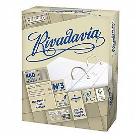REPUESTO RIVADAVIA CLASICO S/B X 480 HJS. RAYADO 0011012