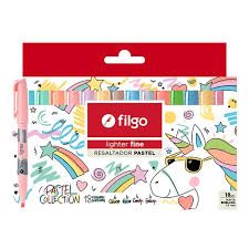 RESALTADOR FILGO LIGHTER FINE CAJA X18 PASTEL