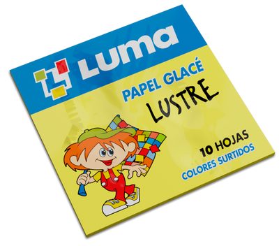 PAPEL GLACE LUMA LUSTRE 10 X 10 CM. SOBRE X 10 UNID.1200510