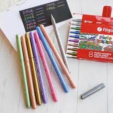 MARCADORES FILGO X8 METALIZADO 2220