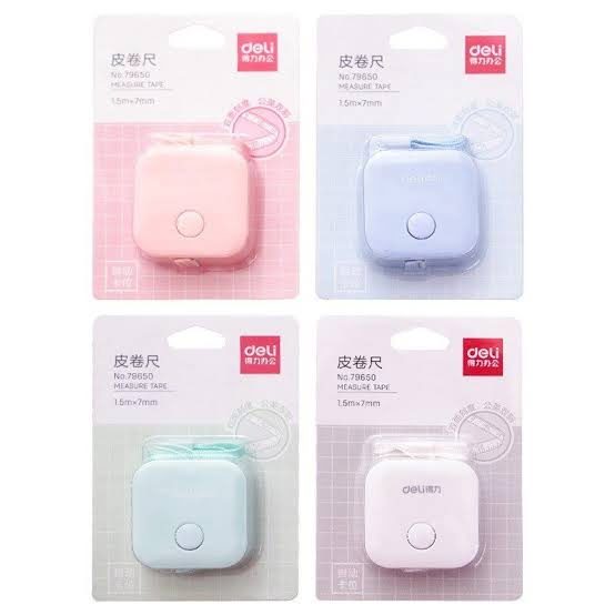 CINTA METRICA DELI RETRACTIL 1.5MM PASTEL 79650