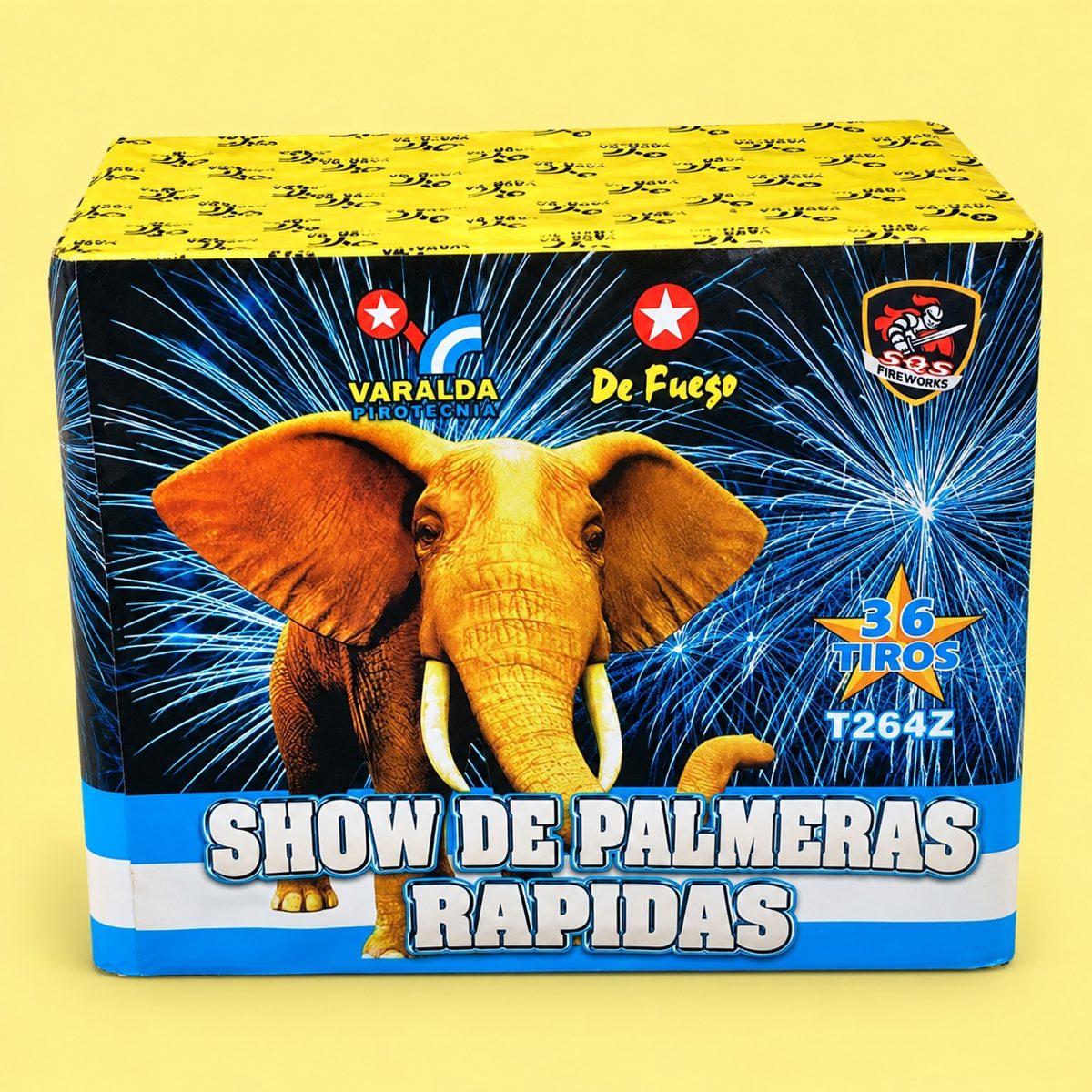 TORTA 36 SHOW LIBERTAD FREEDOM AZUL Y DORADO T264Z