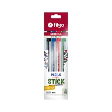 BOLIGRAFO FILGO STICK 1.0 X4 CLASICO