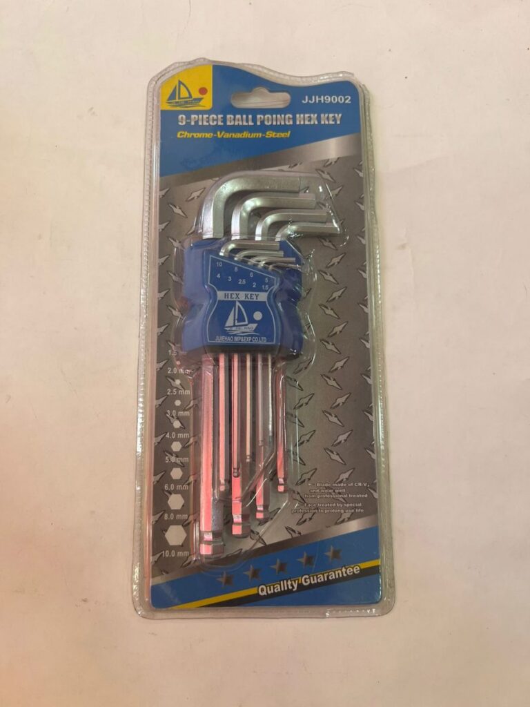 LLAVE ALLEN 9 PIEZAS JIJIEHAO JJH8002