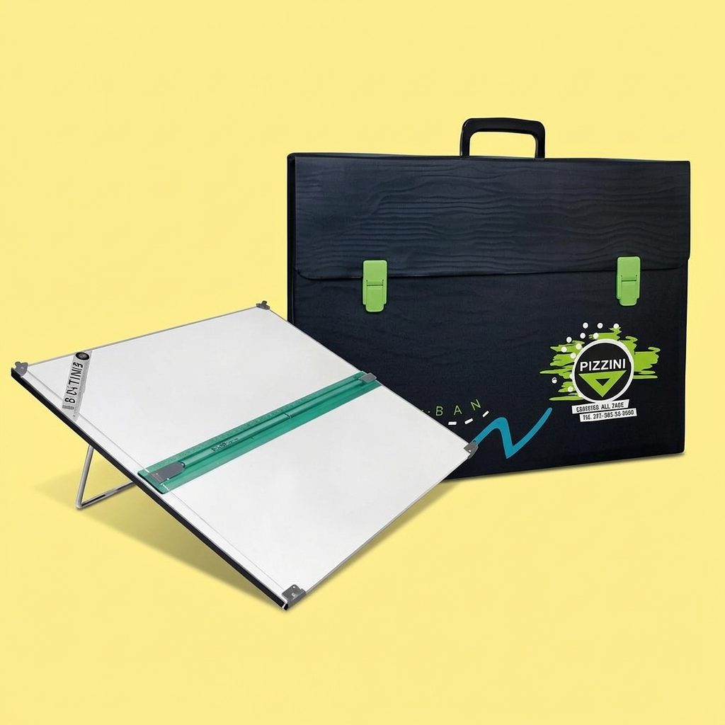 TABLERO PIZZINI P/DIBUJO C/PARALELA DE 60 CM. ATRIL Y PORTATABLERO 0195360