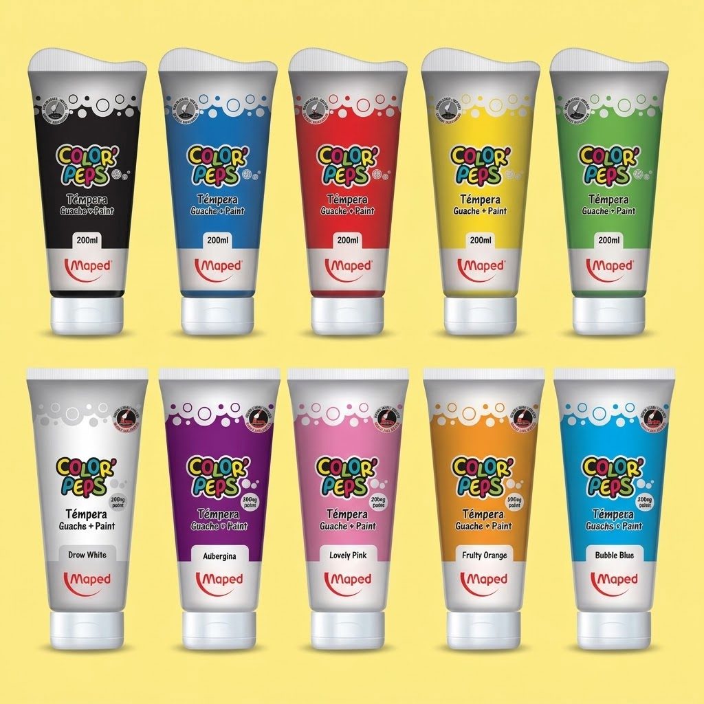TEMPERA MAPED COLOR PEPS POMO 200 CC XUNIDAD 0750149