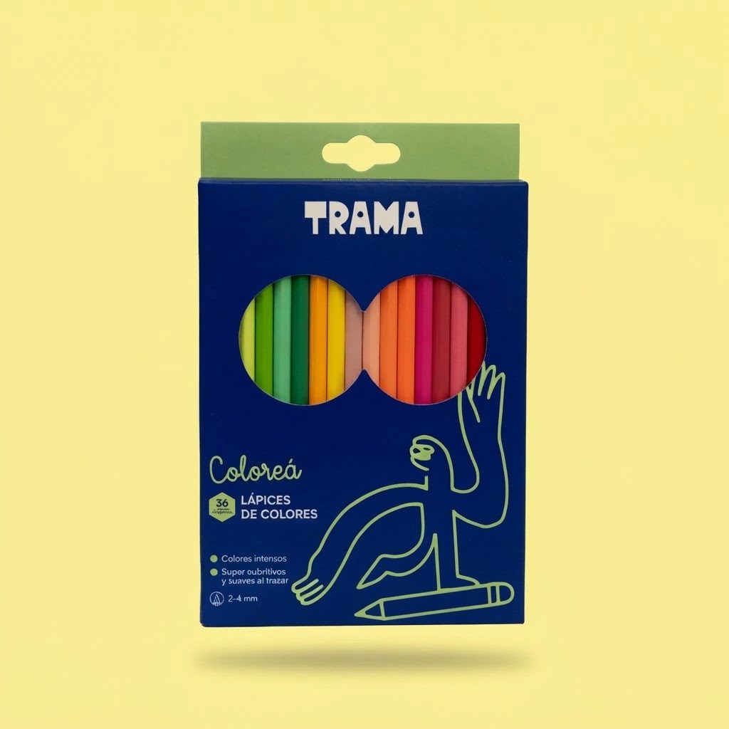 LAPICES DE COLORES TRAMA X36 LARGOS 0055136