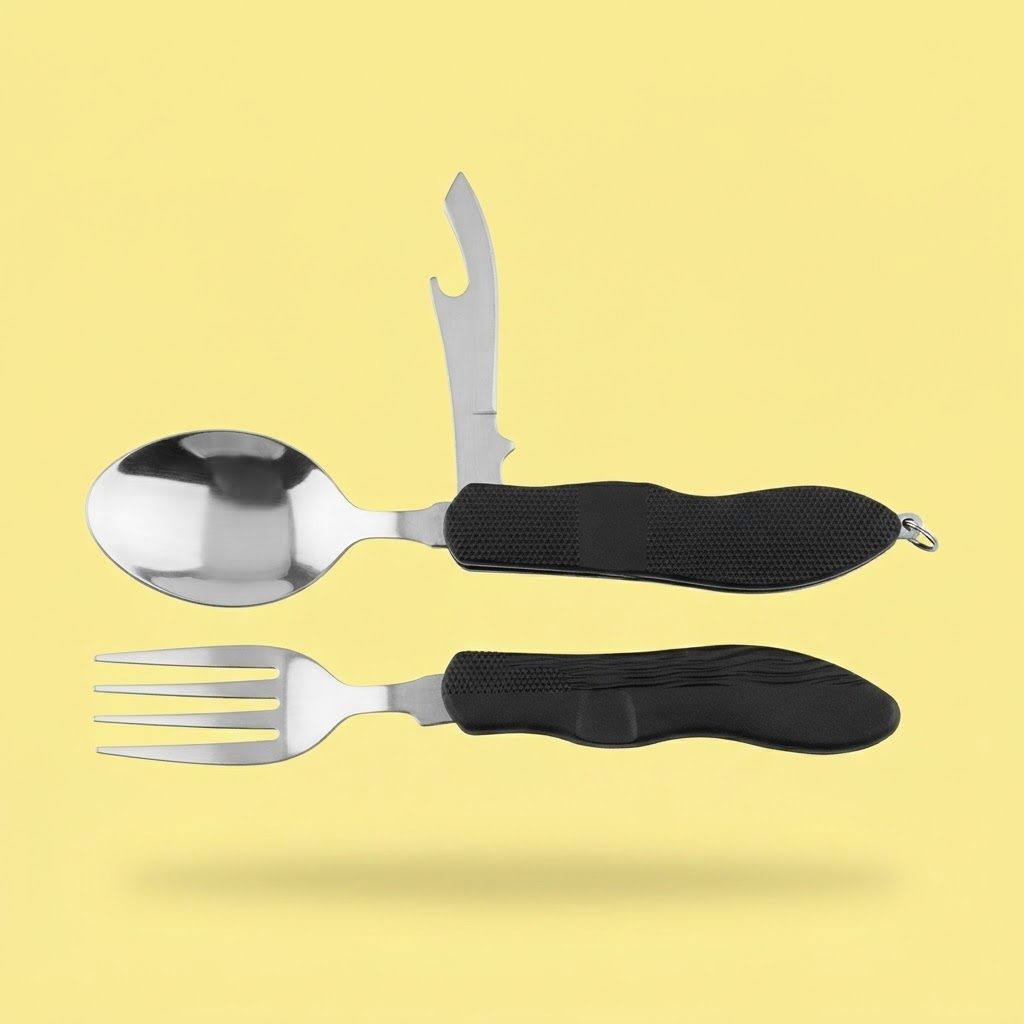 CUBIERTOS DE CAMPING MINI NF6929