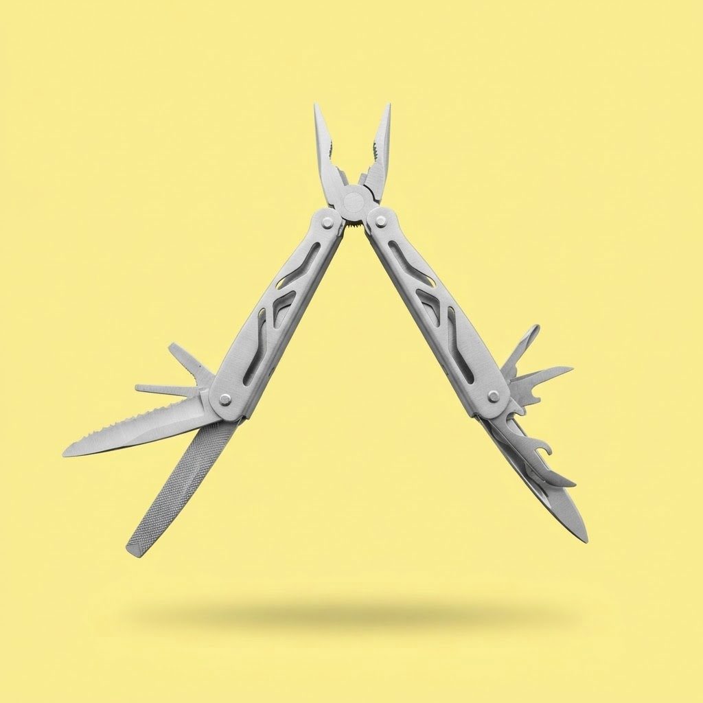 PINZA PLEGABLE MULTIUSO ACERO OP2964