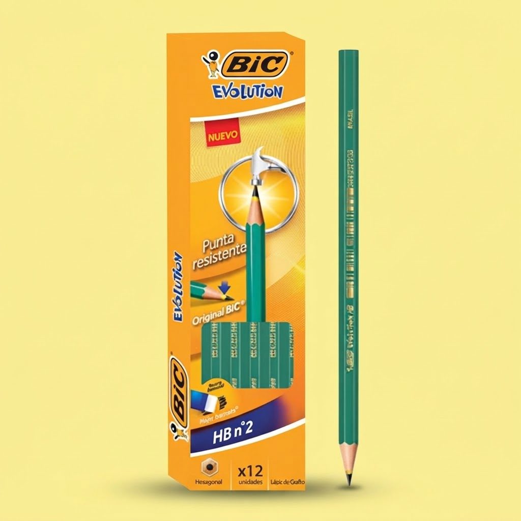 LAPIZ NEGRO BIC EVOLUTION X12 0094000