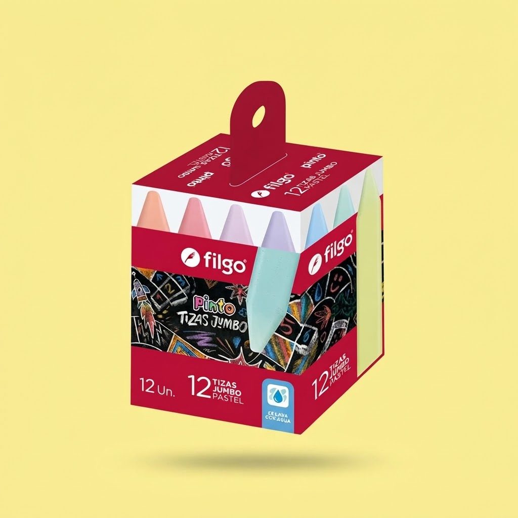 TIZAS FILGO PINTO JUMBO PASTEL X12