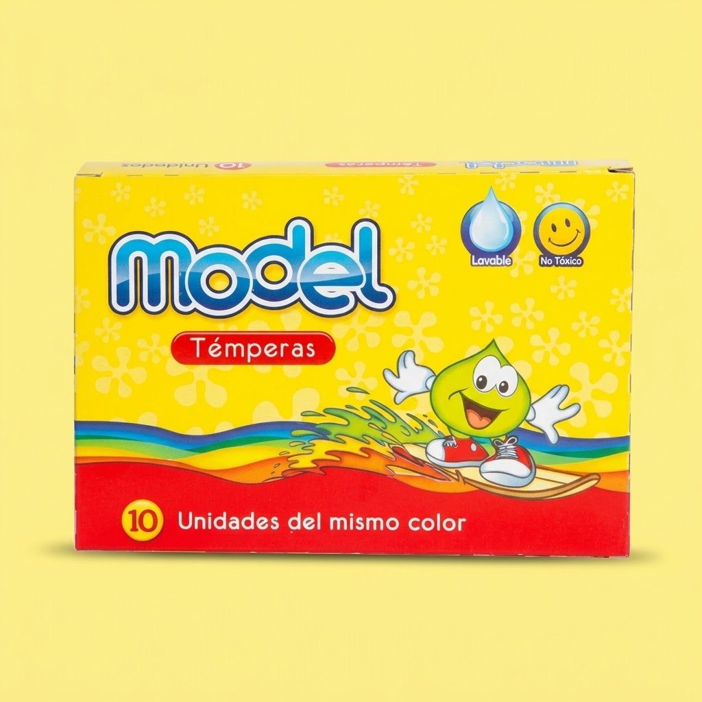 TEMPERAS MODEL SURTIDAS POMO 8 CC X10 0758509