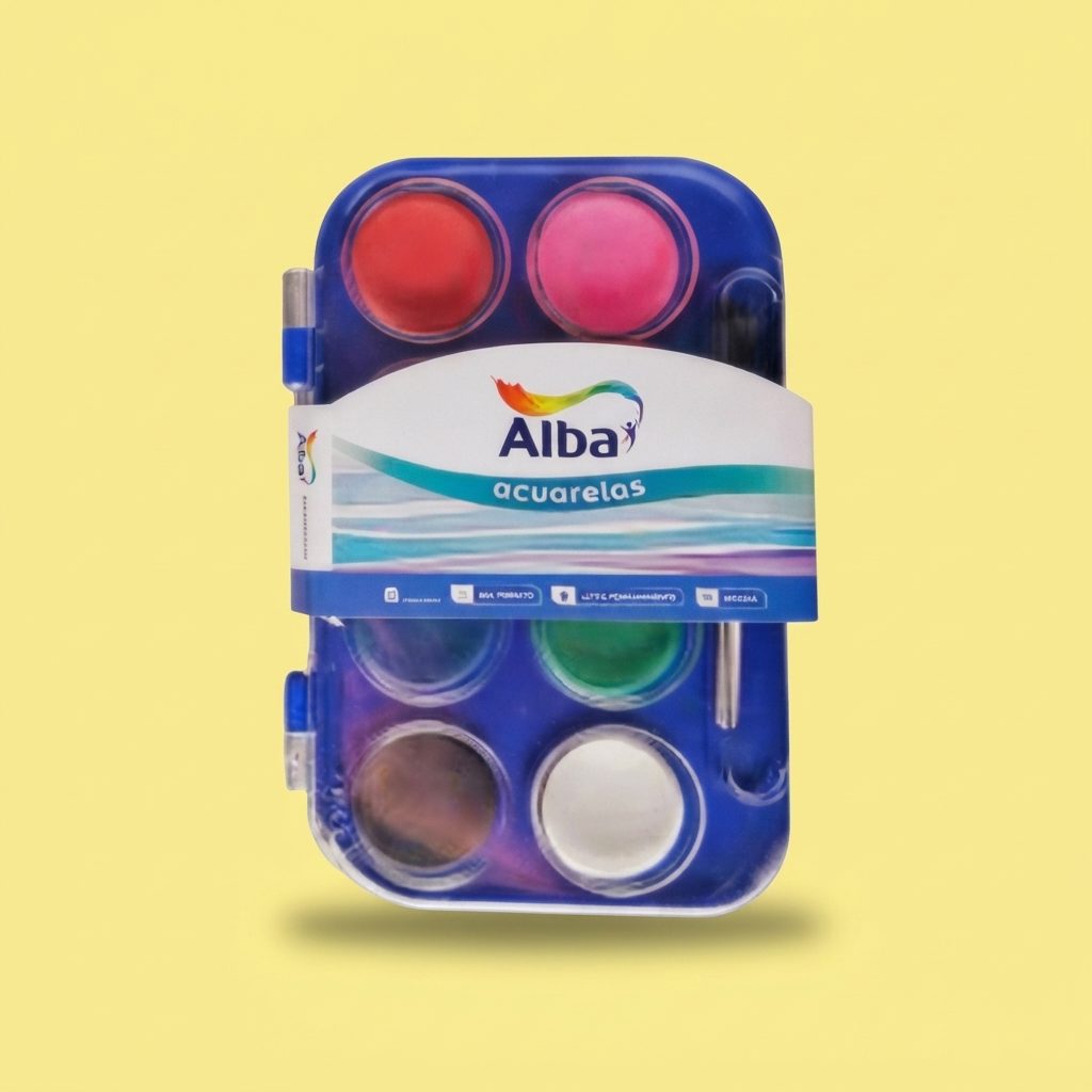 ACUARELA ALBA ESCOLAR ESTUCHE X 8 0698508