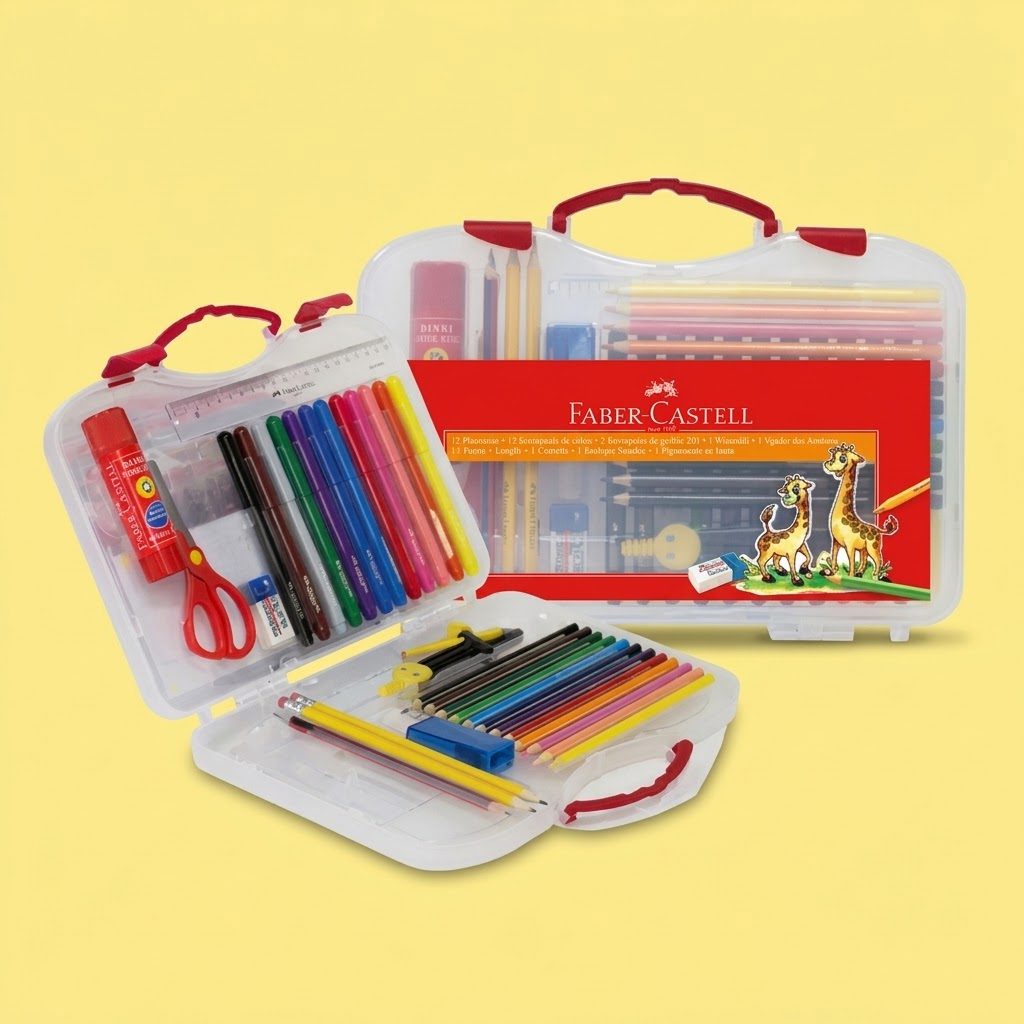 SET PRE ESCOLAR FABER CASTELL VALIJA X32