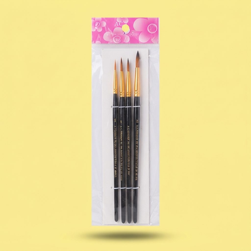SET DE PINCEL X6 STRIKMAN X6 LINER VIROLA BRONCE